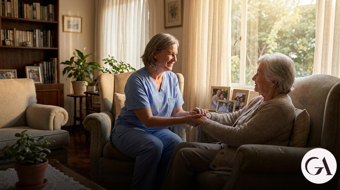 Dra. Giselle Almeida; médica especialista em medicina paliativa; médica especialista em cuidados paliativos; especialista em idosos em Fortaleza-CE; geriatria e gerontologia; avaliação geriátrica global; organização do cuidado do idoso; geriatra em Fortaleza-CE; consulta geriatra em Fortaleza-CE; médica paliativista em Fortaleza-CE; cuidados paliativos em Fortaleza-CE; geriatra em Fátima - Fortaleza-CE; clínica de geriatria em Fátima - Fortaleza-CE; consulta geriátrica em Fátima - Fortaleza-CE; geriatra com visita domiciliar em Fortaleza-CE; geriatra que atende em casa em Fortaleza-CE; médica geriatra no bairro de Fátima - Fortaleza-CE; visita domiciliar para idosos em Fortaleza-CE; especialista em cuidados paliativos em Fortaleza-CE; acompanhamento geriátrico domiciliar; visita domiciliar de geriatra; atendimento domiciliar para idosos; geriatria que faz visita domiciliar em fortaleza; geriatra que atende em domicílio; plano de cuidados para idoso com múltiplas doenças crônicas; acompanhamento médico após alta hospitalar por avc; reabilitação de idoso acamado após cirurgia de fêmur; médica paliativista para acompanhamento de fim de vida em domicílio; apoio familiar e decisões compartilhadas em doenças terminais; decisões compartilhadas em fim de vida no domicílio; cuidados paliativos para insuficiência cardíaca grave em idosos; estratégias de comunicação não violenta para cuidadores de idosos; comunicação não violenta para familiares de pacientes com demência; avaliação geriátrica para prevenção de fratura de fêmur; geriatra para orientar adaptação residencial em Fortaleza-CE; geriatra para orientar adaptação residencial pós fratura de fêmur; sinais de perda de equilíbrio no idoso; tratamento para demência e alzheimer; revisão de polifarmácia para idosos; reabilitação pós internação para idoso; médico para idoso acamado; cuidados com idoso fragilizado; apoio ao cuidador familiar; apoio médico para cuidadores familiares sobrecarregados; controle de sintomas em cuidados paliativos; prevenção de quedas em idosos; coordenação de equipe multidisciplinar para idoso; organização do cuidado para idoso com múltiplas doenças; médico para ajustar excesso de remédios em idosos; geriatra para acompanhamento após alta hospitalar em fortaleza; médica para coordenar equipe de cuidadores de idosos; como organizar a rotina de idoso acamado em casa; avaliação geriátrica para prevenção de quedas em casa; como adaptar o quarto e banheiro para idosos com segurança; prevenção de nova fratura em idoso que já caiu; o que fazer quando o idoso com demência fica agressivo; estratégias não farmacológicas para agitação no alzheimer; como lidar com a troca do dia pela noite no idoso; tratamento para aliviar ansiedade e insônia em idosos com demência;pós internação para idoso